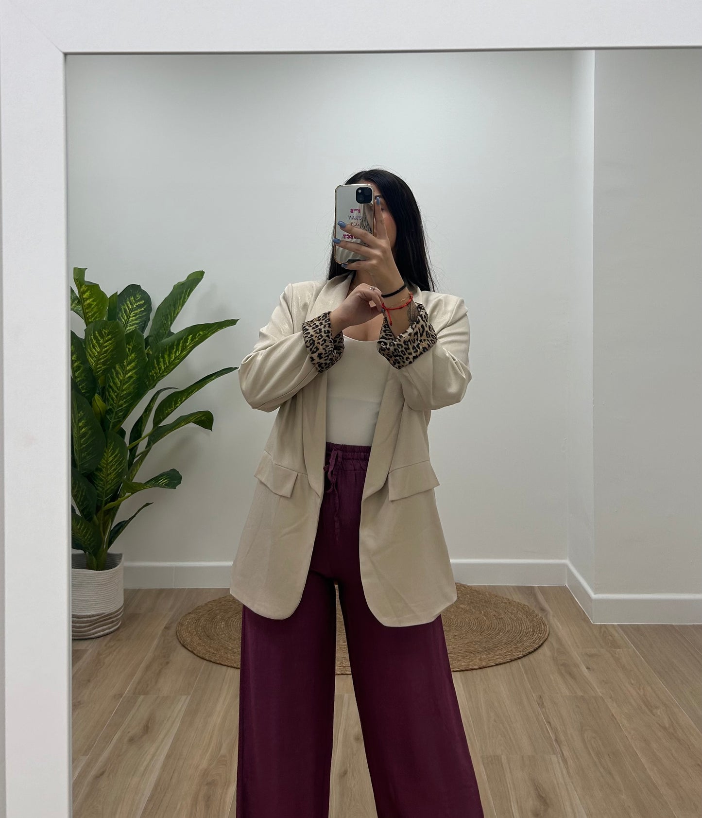 BLAZER BRILLO LEOPARDO