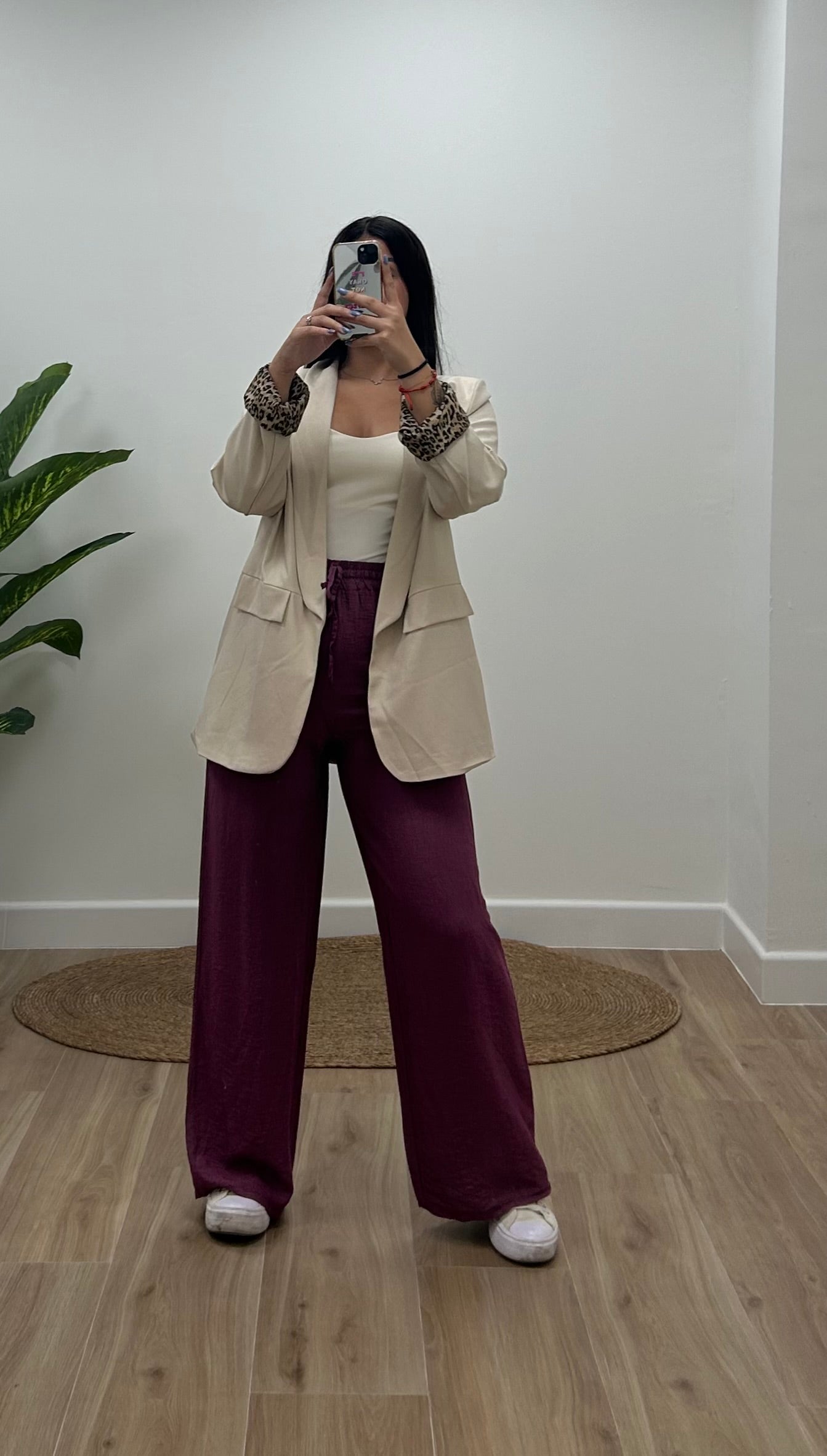 BLAZER BRILLO LEOPARDO