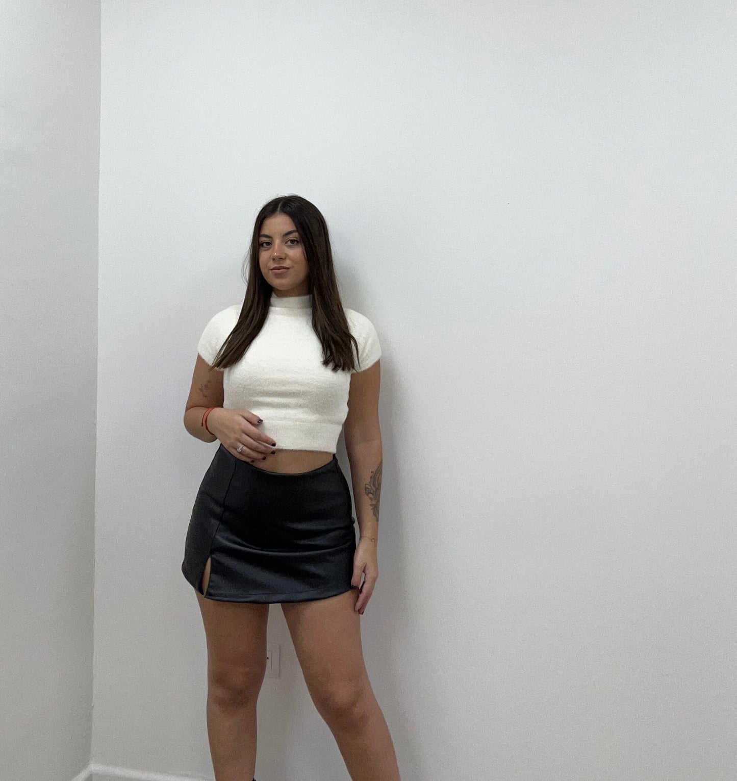 FALDA PANTALÓN POLIPIEL