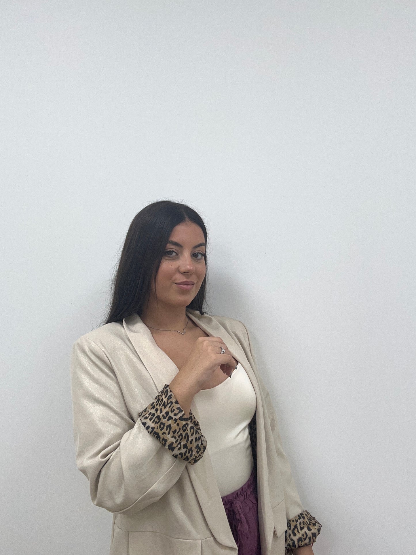 BLAZER BRILLO LEOPARDO