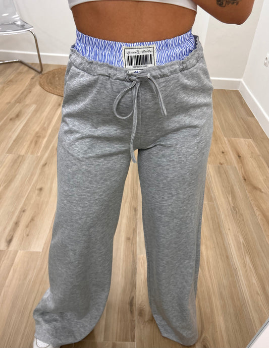 PANTALÓN GRIS BÓXER